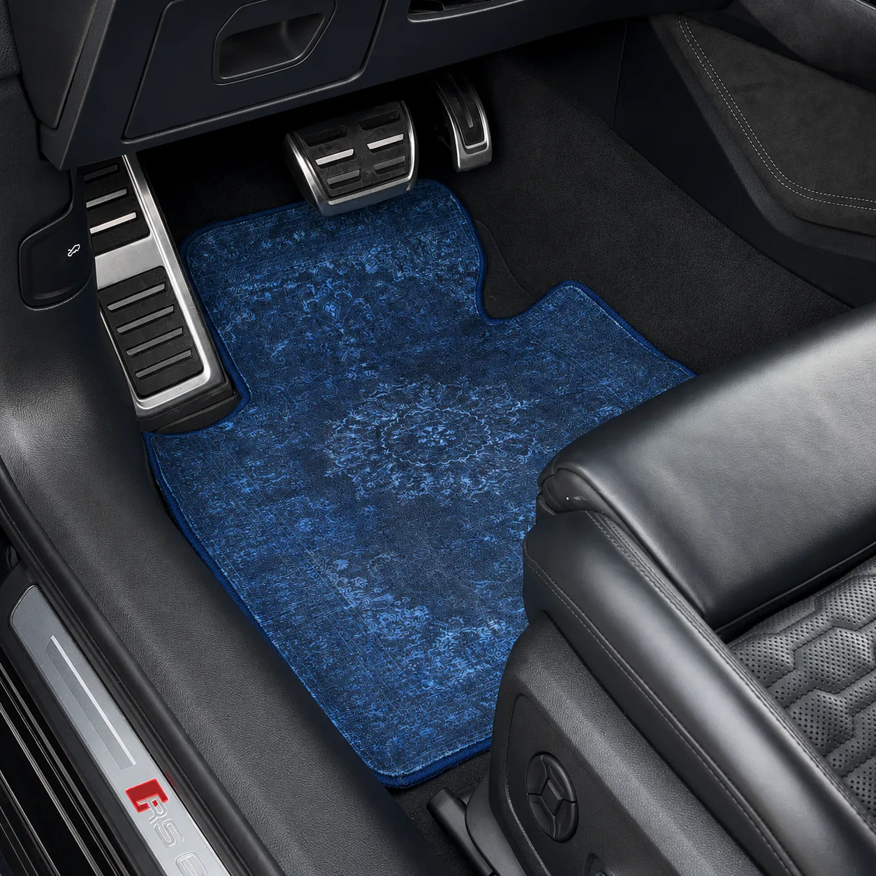 Detail view of Navy Blau